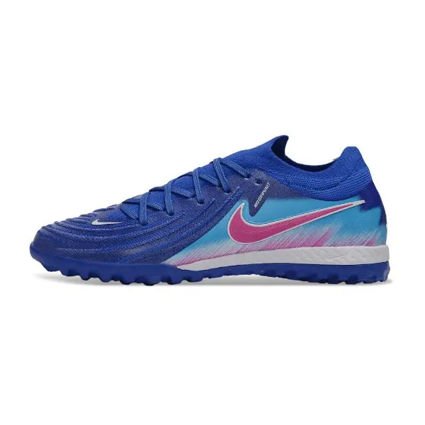 Nike Phantom GX2 Elite Blue Turf TF Football Boot - Navy Blue/Pink