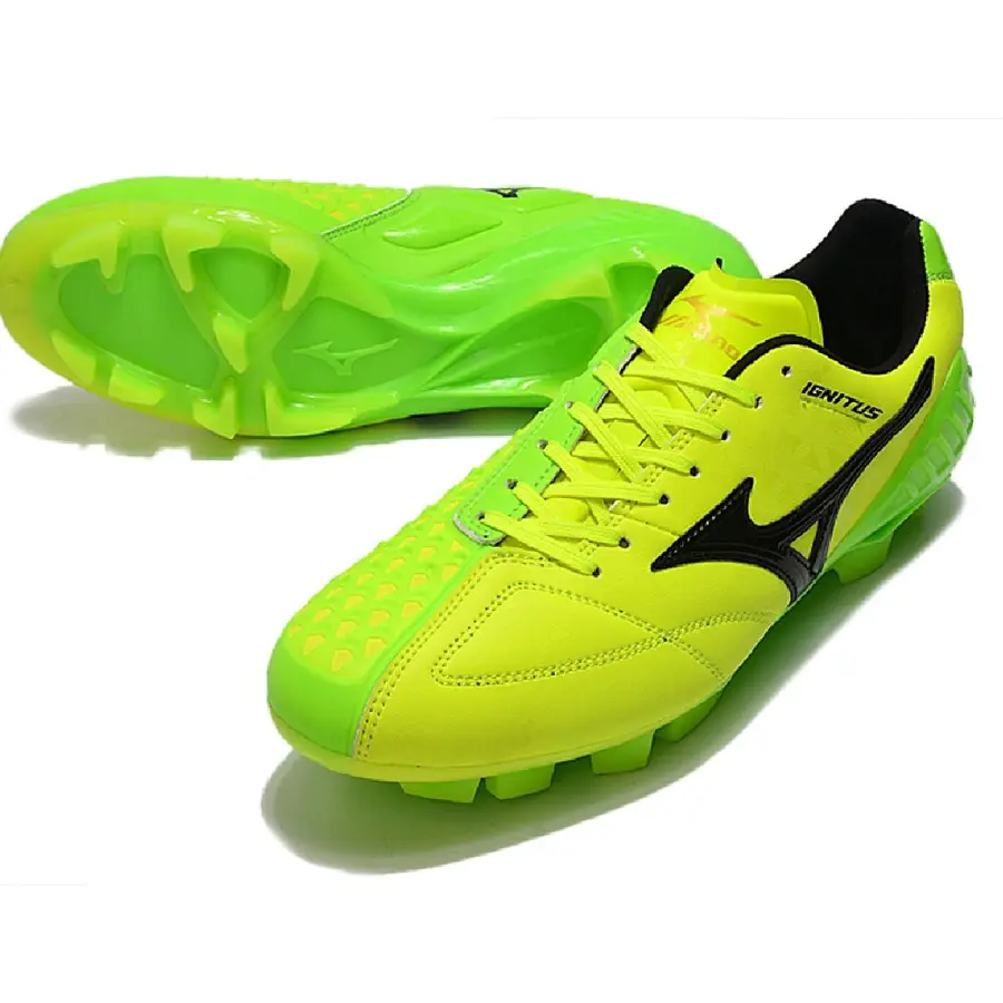 Mizuno Wave Ignitus 4 Yellow and Green Firm Ground FG Football Boot
