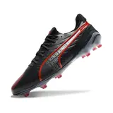 Puma King Ultimate Black and Red Firm Ground FG Football Boot