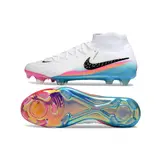 Nike Phantom Luna 2 Elite White Light Blue and Pink Firm Ground FG Football Boot