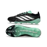 Adidas Predator 26 Elite Black, White and Green Firm Ground FG Football Boot