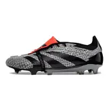 Adidas Predator 30 Elite Tongue Gray and Black Firm Ground FG Football Boot