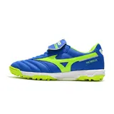 Mizuno Morelia Sala Classic Blue and Green Turf TF Football Boot