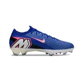 Nike Mercurial Vapor 16 Elite Blue, Pink and White Firm Ground FG Kids Football Boot