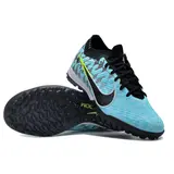 Nike Zoom Mercurial Vapor 15 Elite Light Blue and Black Turf TF Kids Football Boot