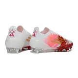 Adidas F50 Elite Laceless White, Golden and Red Mixed Studs SG Football Boot
