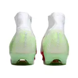 Nike Air Zoom Mercurial Superfly 10 Elite White Pink and Green Firm Ground FG Kids Football Boot