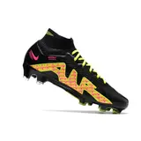 Nike Zoom Mercurial Superfly 9 Elite Black Green and Pink Firm Ground FG Football Boot