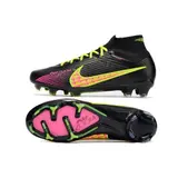 Nike Zoom Mercurial Superfly 9 Elite Black Green and Pink Firm Ground FG Football Boot