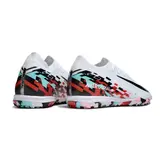 Nike Zoom Mercurial Vapor 16 Elite White and Red Turf TF Football Boot