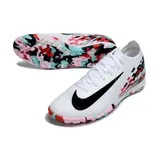 Nike Zoom Mercurial Vapor 16 Elite White and Red Turf TF Football Boot