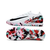 Nike Zoom Mercurial Vapor 16 Elite White and Red Turf TF Football Boot