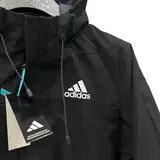 Adidas Black Windbreaker Jacket - Navy