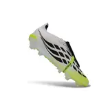 Adidas Predator 26 Elite Tongue Fluorescent Green, Black and White Firm Ground FG Football Boot