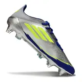 Adidas F50 Elite Silver and Blue Messi Mixed Studs SG Football Boot