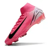 Nike Air Zoom Mercurial Superfly 10 Elite Pink and White Firm Ground FG Football Boot