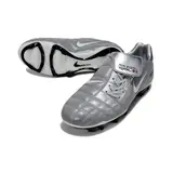 Nike Air Zoom Total 90 III Gray and Silver Firm Ground FG Football Boot