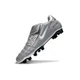 Nike Air Zoom Total 90 III Gray and Silver Firm Ground FG Football Boot