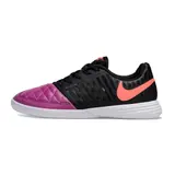 Nike Lunar Gato II Black and Purple Indoor IC Football Boot