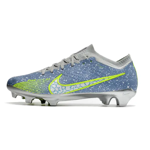 Nike Zoom Mercurial Vapor 15 Elite Gray Green and Silver Firm Ground FG Football Boot