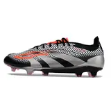 Adidas Predator 30 Elite Black Gray and Red Firm Ground FG Football Boot