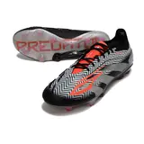 Adidas Predator 30 Elite Black Gray and Red Firm Ground FG Football Boot