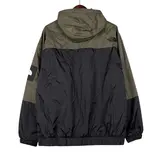 The North Face Green and Black Windbreaker Jacket