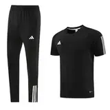 Adidas Black Training Set T-Shirt and Pants