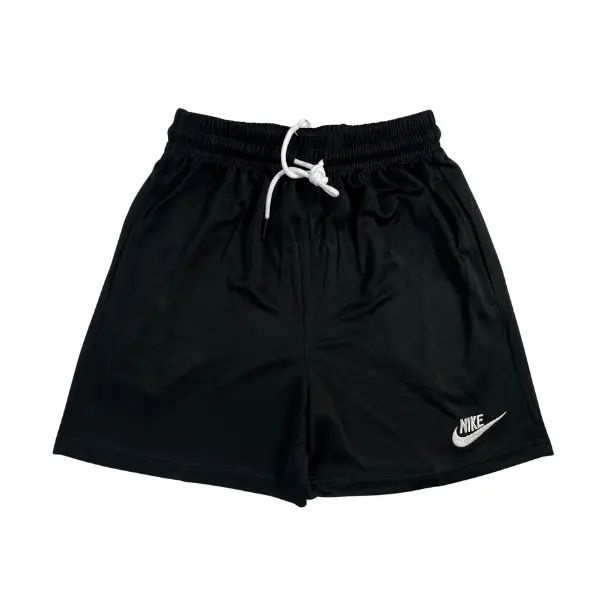 Nike Black Shorts - White Swoosh