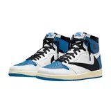 Nike Air Jordan 1 High Travis Scott Blue Military Casual Shoes