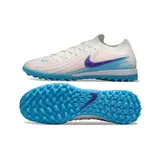 Nike Phantom GX2 Elite White and Blue Turf TF Football Boot - Aqua/White