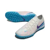 Nike Phantom GX2 Elite White and Blue Turf TF Football Boot - Aqua/White