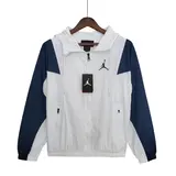 Jordan White Blue Windbreaker Jacket