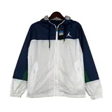 Jordan White Blue Windbreaker Jacket