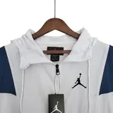 Jordan White Blue Windbreaker Jacket