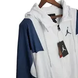 Jordan White Blue Windbreaker Jacket