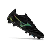 Mizuno Morelia Neo III Elite Black and Blue Firm Ground FG Football Boot