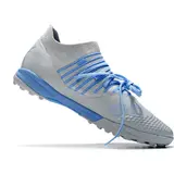 Puma Future Z 1.3 Gray and Blue Turf TF Football Boot
