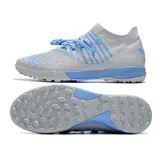 Puma Future Z 1.3 Gray and Blue Turf TF Football Boot