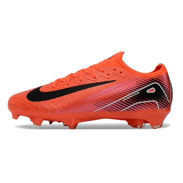 Nike Air Zoom Mercurial Vapor 16 Elite Red and Black Firm Ground FG Kids Football Boot