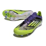 Adidas F50+ Elite Purple and Green Firm Ground FG Football Boot - Volt/Purple