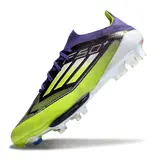 Adidas F50+ Elite Purple and Green Firm Ground FG Football Boot - Volt/Purple