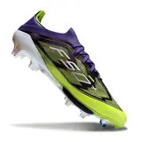 Adidas F50+ Elite Purple and Green Firm Ground FG Football Boot - Volt/Purple