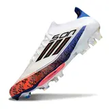 Adidas F50+ Elite Black and Yellow Firm Ground FG Football Boot - White/Red Print