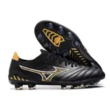 Mizuno Morelia Neo III Elite Black and Gold Firm Ground FG Football Boot