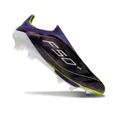 Adidas F50+ Elite Laceless Black and Red Firm Ground FG Football Boot