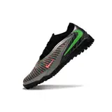 Nike Phantom 6 Elite Black, Gray and Green Turf TF Football Boot