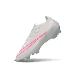 Nike Air Zoom Mercurial Vapor 17 Elite White and Pink Firm Ground FG Football Boot - Pale Pink