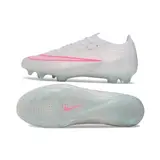 Nike Air Zoom Mercurial Vapor 17 Elite White and Pink Firm Ground FG Football Boot - Pale Pink