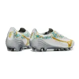 Mizuno Alpha III Elite White and Yellow Firm Ground FG Football Boot
